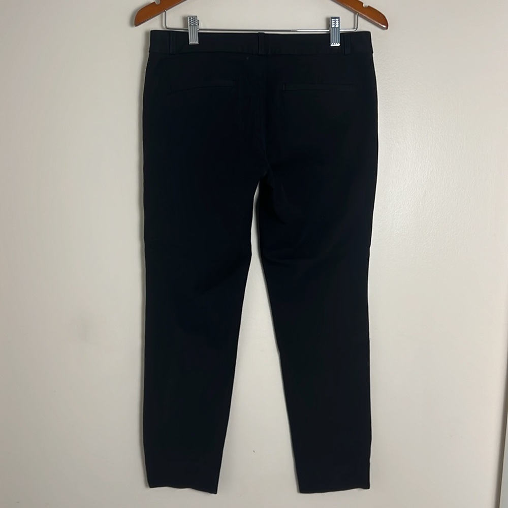 Banana Republic Black Sloan Minimalist‎ Tapered Cropped  Pants Size 8 Office - Picture 5 of 10